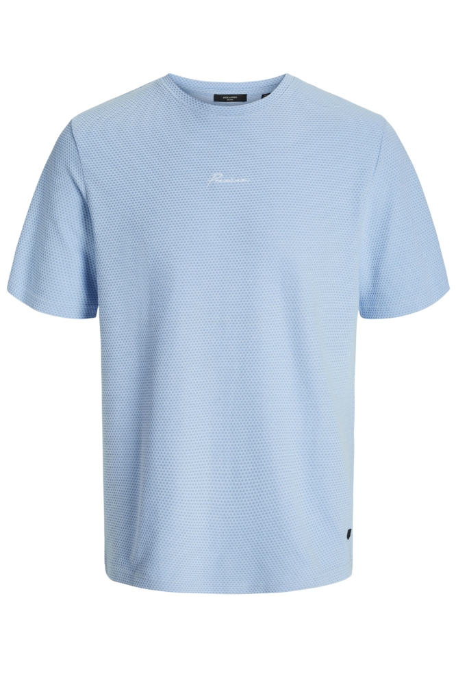 JPRBLAFRANCO SS TEE CREW NECK LN 12175825 CHAMBRAY BLUE